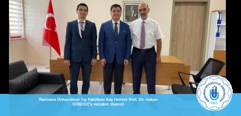 Dekanlığımız Marmara Üniversitesi Tıp Fakültesi Başhekimi Prof. Dr. Hakan GÜNDÜZ'e ziyaret 