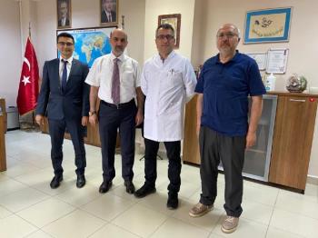 Sakarya University Faculty of Medicine Dean Prof. Dr. Oğuz KARABAY was visited in his office.