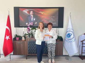 The special issue of Türkiye Klinikleri titled "Micronutrients and Trace Elements" was presented to our Faculty